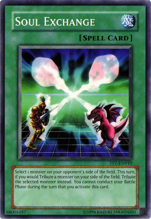 Soul Exchange TP7-EN010 card from Tournament Pack 7