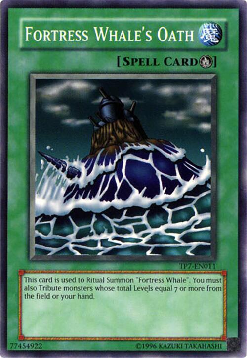 Fortress Whale's Oath TP7-EN011 card from Tournament Pack 7