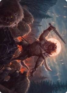 Tovolar, the Midnight Scourge Art Card (06/81) 6 card from Art Series: Innistrad: Midnight Hunt