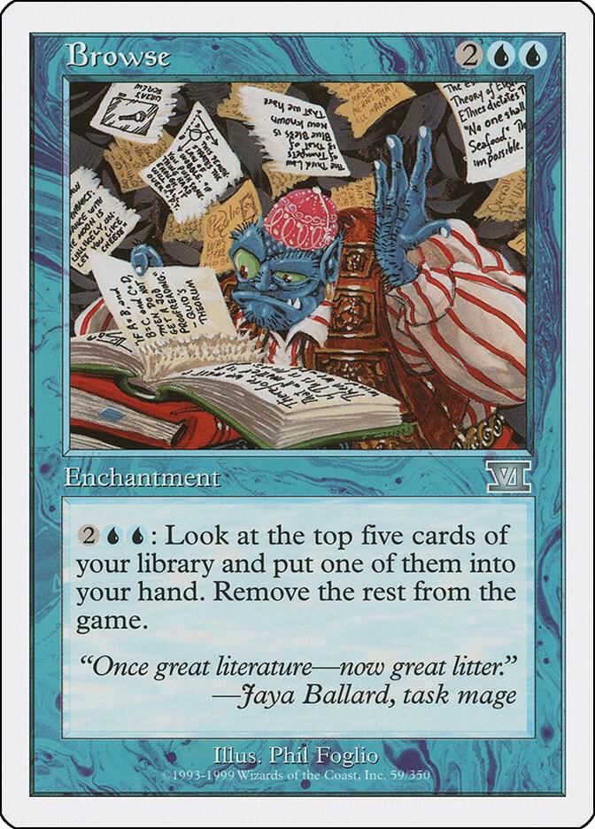 Browse 59 card from Classic Sixth Edition