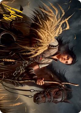 Ambitious Farmhand Art Card (Gold-Stamped Signature) 11 card from Art Series: Innistrad: Midnight Hunt