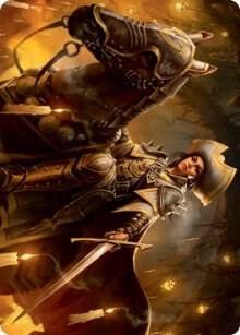 Seasoned Cathar Art Card 12 card from Art Series: Innistrad: Midnight Hunt