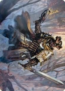 Brutal Cathar Art Card 13 card from Art Series: Innistrad: Midnight Hunt