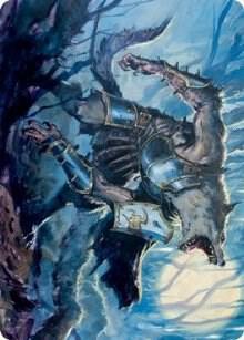 Moonrage Brute Art Card 14 card from Art Series: Innistrad: Midnight Hunt