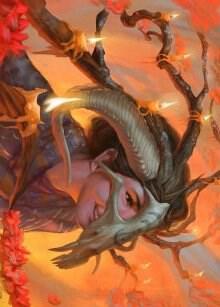Hedgewitch's Mask Art Card 17 card from Art Series: Innistrad: Midnight Hunt