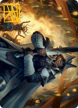 Ritual Guardian Art Card (Gold-Stamped Signature) 18 card from Art Series: Innistrad: Midnight Hunt