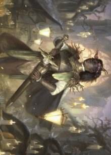 Sungold Sentinel Art Card 20 card from Art Series: Innistrad: Midnight Hunt