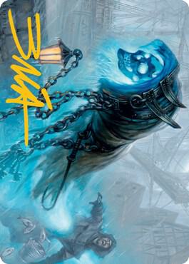 Nebelgast Intruder Art Card (Gold-Stamped Signature) 27 card from Art Series: Innistrad: Midnight Hunt