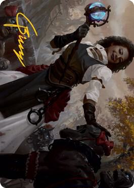 Skaab Wrangler Art Card (Gold-Stamped Signature) 29 card from Art Series: Innistrad: Midnight Hunt
