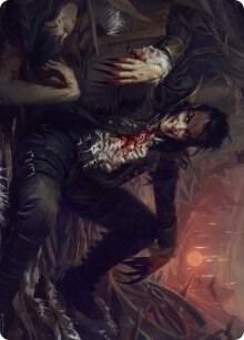 Arrogant Outlaw Art Card 33 card from Art Series: Innistrad: Midnight Hunt