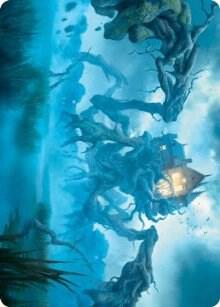 Creeping Inn Art Card 34 card from Art Series: Innistrad: Midnight Hunt