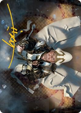 Jerren, Corrupted Bishop Art Card (Gold-Stamped Signature) 37 card from Art Series: Innistrad: Midnight Hunt