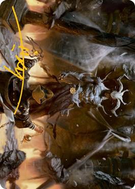 Ormendahl, the Corrupter Art Card (Gold-Stamped Signature) 38 card from Art Series: Innistrad: Midnight Hunt