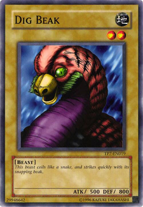 Dig Beak TP7-EN019 card from Tournament Pack 7