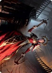 Bloodthirsty Adversary Art Card 41 card from Art Series: Innistrad: Midnight Hunt