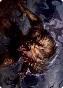 Village Reavers Art Card 45 card from Art Series: Innistrad: Midnight Hunt