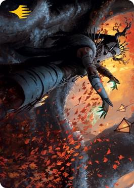 Dawnhart Rejuvenator Art Card (Gold-Stamped Signature) 49 card from Art Series: Innistrad: Midnight Hunt