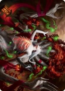 Dryad's Revival Art Card 50 card from Art Series: Innistrad: Midnight Hunt