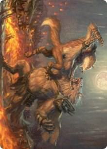 Duel for Dominance Art Card 51 card from Art Series: Innistrad: Midnight Hunt