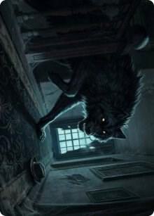 Primal Adversary Art Card 52 card from Art Series: Innistrad: Midnight Hunt