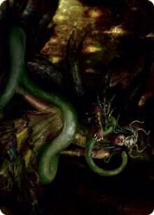 Saryth, the Viper's Fang Art Card 53 card from Art Series: Innistrad: Midnight Hunt