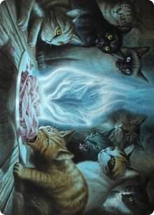 Can't Stay Away Art Card 56 card from Art Series: Innistrad: Midnight Hunt