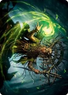 Katilda, Dawnhart Prime Art Card 62 card from Art Series: Innistrad: Midnight Hunt