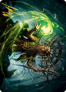 Katilda, Dawnhart Prime Art Card (Gold-Stamped Signature) 62 card from Art Series: Innistrad: Midnight Hunt