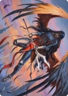 Liesa, Forgotten Archangel Art Card 63 card from Art Series: Innistrad: Midnight Hunt