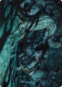 Unnatural Moonrise Art Card 70 card from Art Series: Innistrad: Midnight Hunt