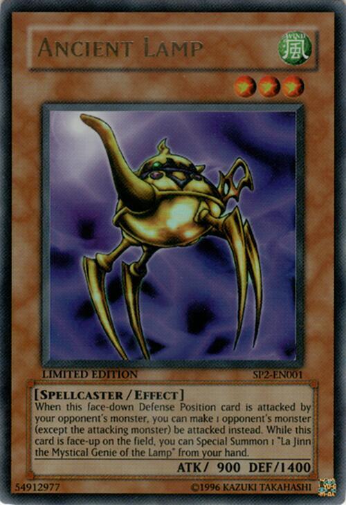 Ancient Lamp SP2-EN001 card from Sneak Preview Series 2