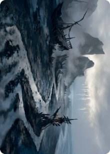 Shipwreck Marsh Art Card 75 card from Art Series: Innistrad: Midnight Hunt