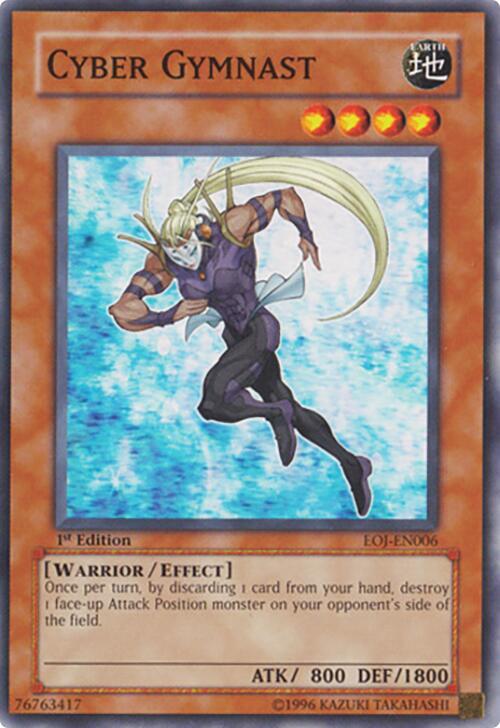 Cyber Gymnast EOJ-EN006 card from Enemy of Justice