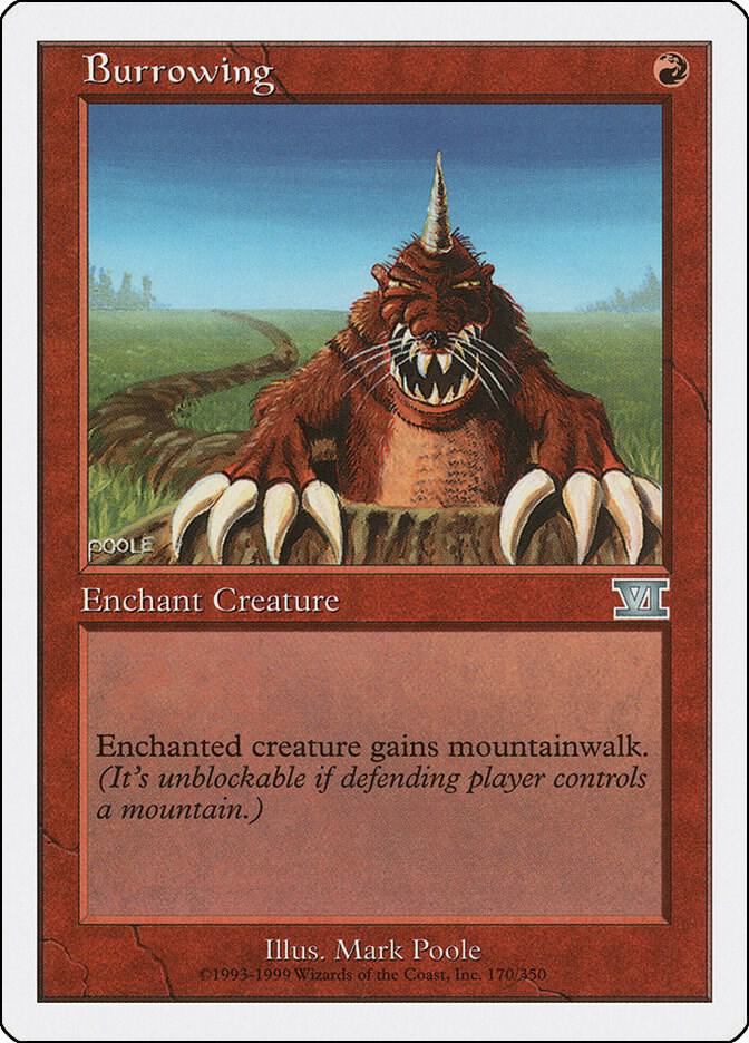 Burrowing 170 card from Classic Sixth Edition