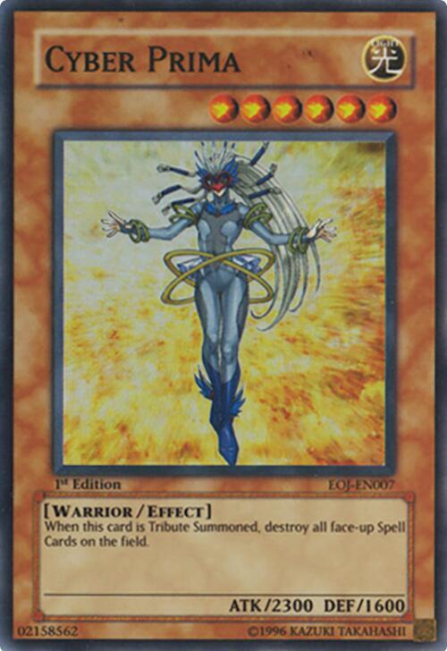 Cyber Prima EOJ-EN007 card from Enemy of Justice