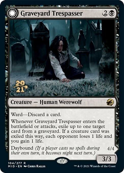 Graveyard Trespasser 104 card from Prerelease Cards