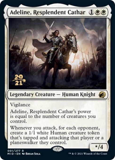 Adeline, Resplendent Cathar 1 card from Prerelease Cards
