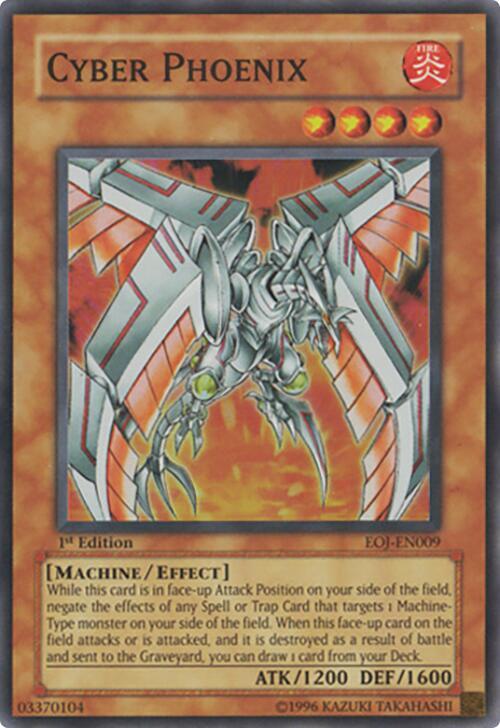 Cyber Phoenix EOJ-EN009 card from Enemy of Justice
