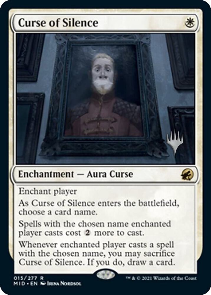 Curse of Silence 15 card from Promo Pack: Innistrad: Midnight Hunt