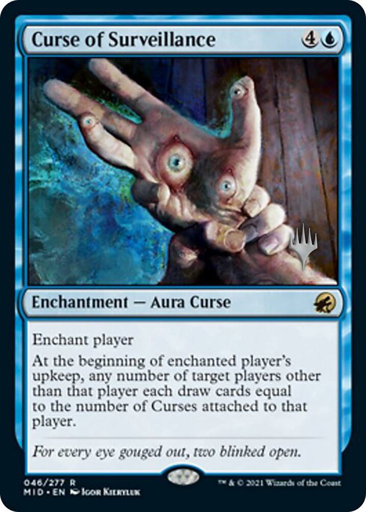Curse of Surveillance 46 card from Promo Pack: Innistrad: Midnight Hunt