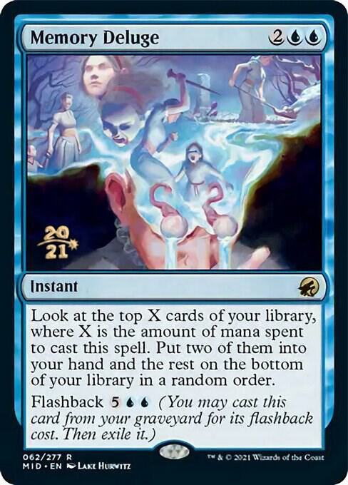 Memory Deluge 62 card from Prerelease Cards