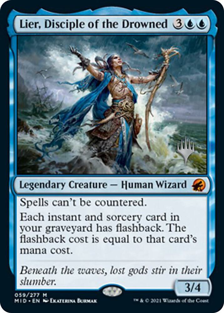 Lier, Disciple of the Drowned 59 card from Promo Pack: Innistrad: Midnight Hunt