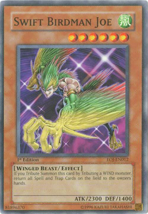 Swift Birdman Joe EOJ-EN012 card from Enemy of Justice