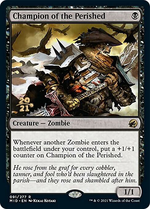 Champion of the Perished 91 card from Prerelease Cards