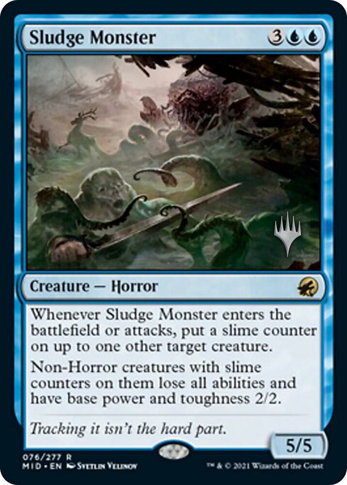 Sludge Monster 76 card from Promo Pack: Innistrad: Midnight Hunt