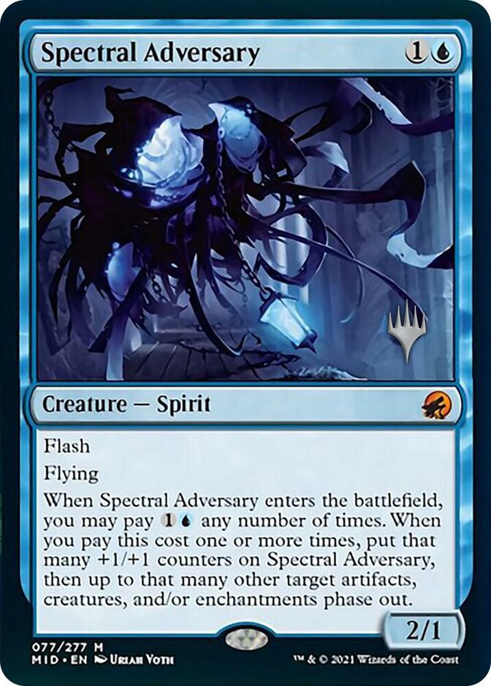 Spectral Adversary 77 card from Promo Pack: Innistrad: Midnight Hunt