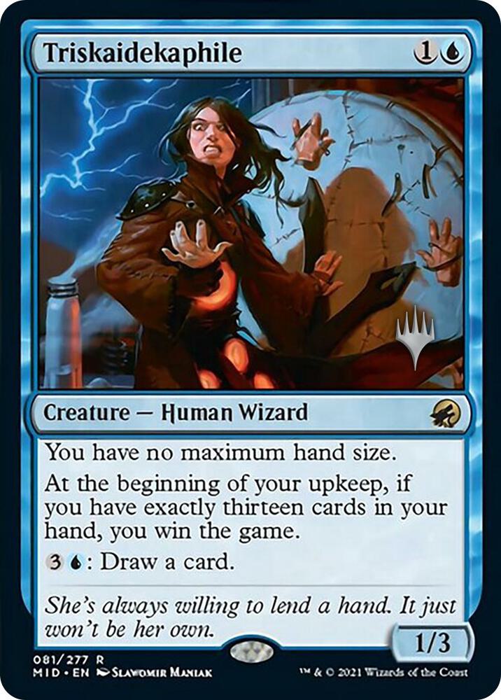 Triskaidekaphile 81 card from Promo Pack: Innistrad: Midnight Hunt