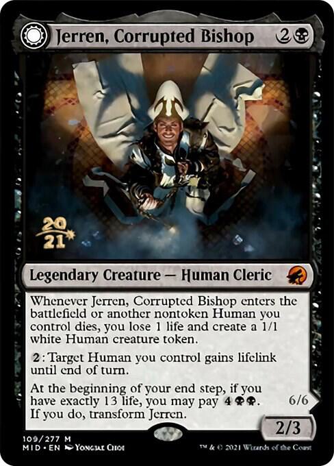 Jerren, Corrupted Bishop 109 card from Prerelease Cards