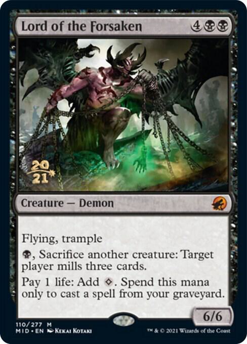 Lord of the Forsaken 110 card from Prerelease Cards