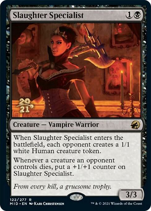 Slaughter Specialist 122 card from Prerelease Cards